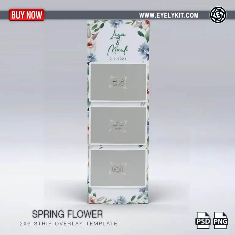 PHOTO BOOTH OVERLAY OVERLAY-TEMPLATE-spring-flower