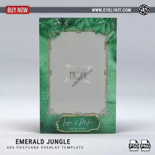 PHOTO BOOTH OVERLAY PHOTOBOOTH-OVERLAY-EYELYKIT-HOW-TO-emerald-jungle-1picp