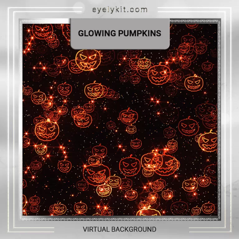 VIRTUAL BACKDROP virtual-backdrop-photobooth-GLOWING-PUMPKINS