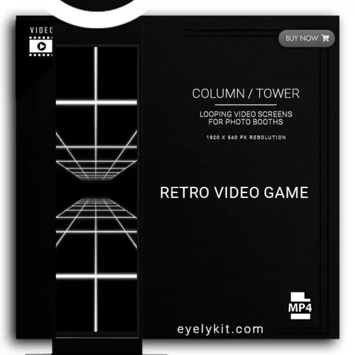 COLUMN PILLAR TOWER VIDEO COLUMN-DEMO-PHOTOBOOTH-retro-video-game