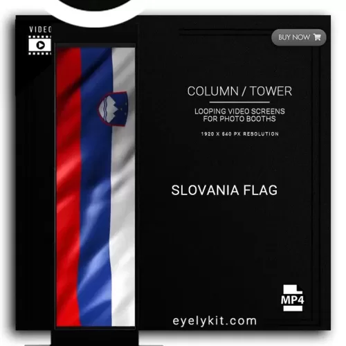 COLUMN PILLAR TOWER VIDEO COLUMN-DEMO-PHOTOBOOTH-slovania-flag