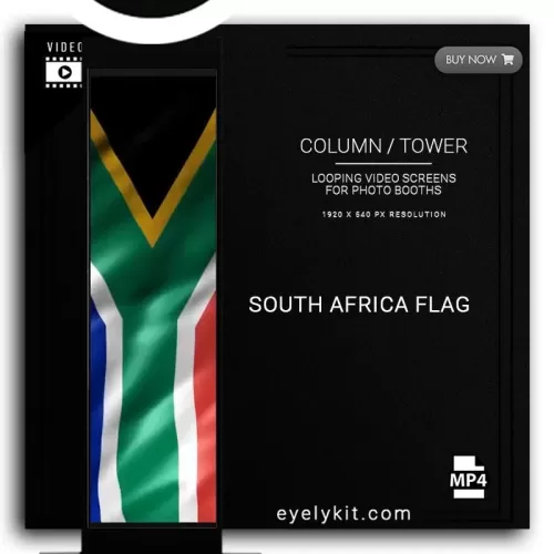 COLUMN PILLAR TOWER VIDEO COLUMN-DEMO-PHOTOBOOTH-south-africa-flag