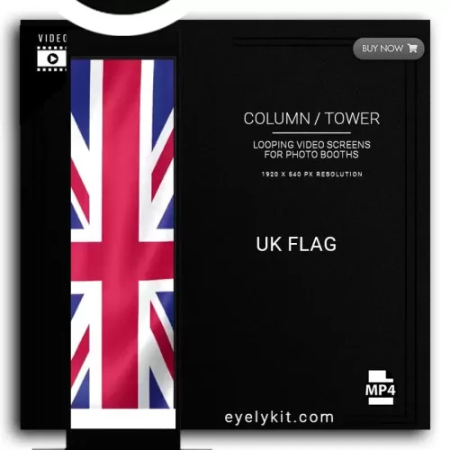 COLUMN PILLAR TOWER VIDEO COLUMN-DEMO-PHOTOBOOTH-uk-flag