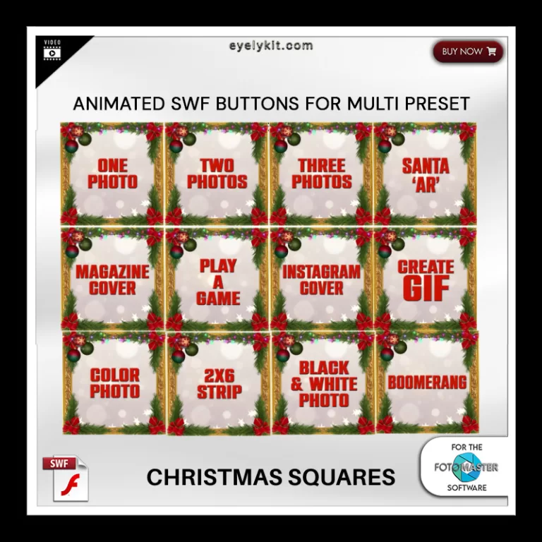 FOTOMASTER MULTI PRESET BUTTONS MULIT-PRESET-ANIMATED-BUTTONS-FOTOMASTER-christmas-squares