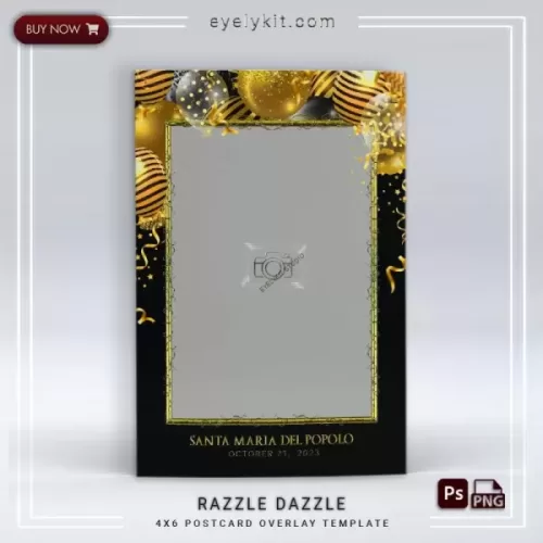 PHOTO BOOTH OVERLAY OVERLAY-TEMPLATE-RAZZLE-DAZZLE-1PICP