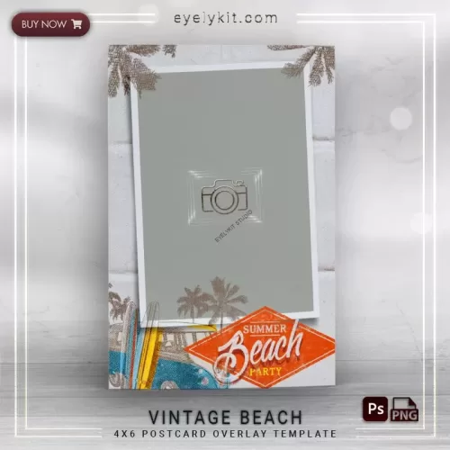 PHOTO BOOTH OVERLAY OVERLAY-TEMPLATE-VINTAGE-BEACH-1PICP