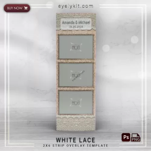 PHOTO BOOTH OVERLAY OVERLAY-TEMPLATE-WHITE-LACE-2X6-L