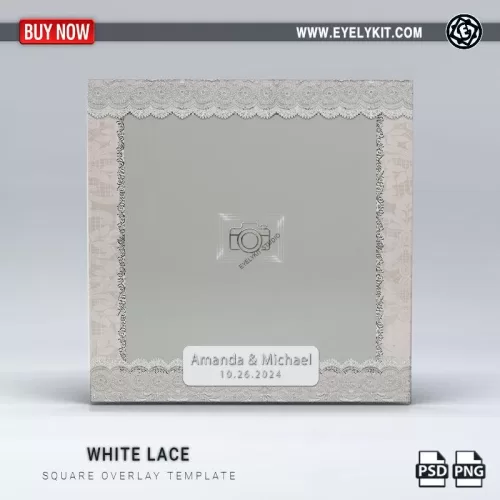 PHOTO BOOTH OVERLAY OVERLAY-TEMPLATE-WHITE-LACE-SQUARE