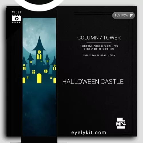 COLUMN PILLAR TOWER VIDEO PHOTO-BOOTH-COLUMN_TOWER_SKINNY_SCREEN_halloween-castle