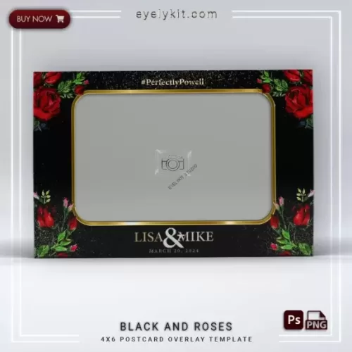 PHOTO BOOTH OVERLAY PHOTOBOOTH-OVERLAY-EYELYKIT-HOW-TO-BLACK-AND-ROSES-1PICL