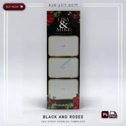 PHOTO BOOTH OVERLAY PHOTOBOOTH-OVERLAY-EYELYKIT-HOW-TO-BLACK-AND-ROSES-2X6L