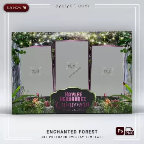 PHOTO BOOTH OVERLAY PHOTOBOOTH-OVERLAY-EYELYKIT-HOW-TO-ENCHANTED-FOREST-3PICP