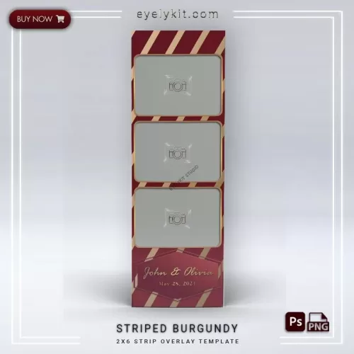 PHOTO BOOTH OVERLAY PHOTOBOOTH-OVERLAY-EYELYKIT-HOW-TO-STRIPED-BURGUNDY-2X6L