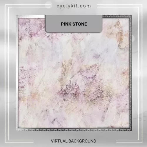 VIRTUAL BACKDROP PINK-STONE-LANDSCAPE IMAGE