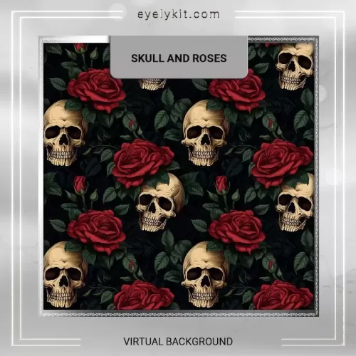 VIRTUAL BACKDROP virtual-backdrop-photobooth-skulls-and-roses-3