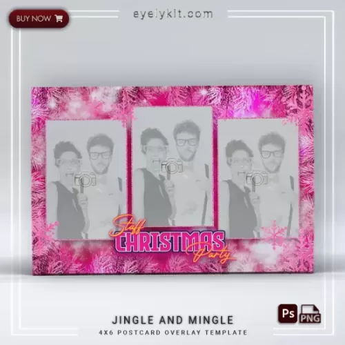 pink photobooth template PHOTOBOOTH-OVERLAY-EYELYKIT-HOW-TO-Jingle-and-Mingle-3picp