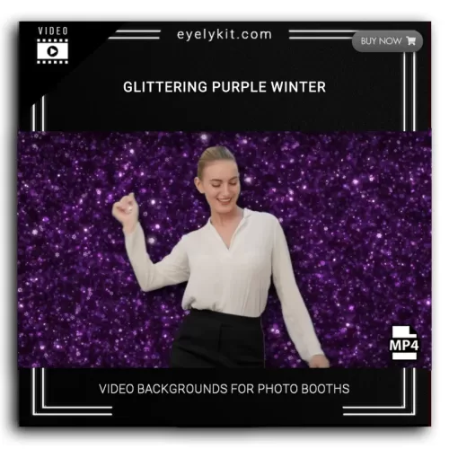 free 360 booth template glittering-purple-winter-VIDEO-BACKDROP-PHOTO-BOOTH