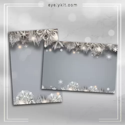 Christmas Backdrop virtual-backdrop-photobooth-silver-holidays-3