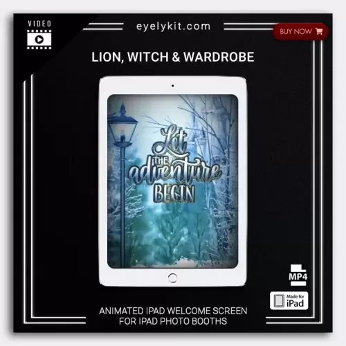 lion witch wardrobe ipad screen Lion,-witch-and-Wardrobe-ipad-animation-welcome-greet-screen-photo-booth