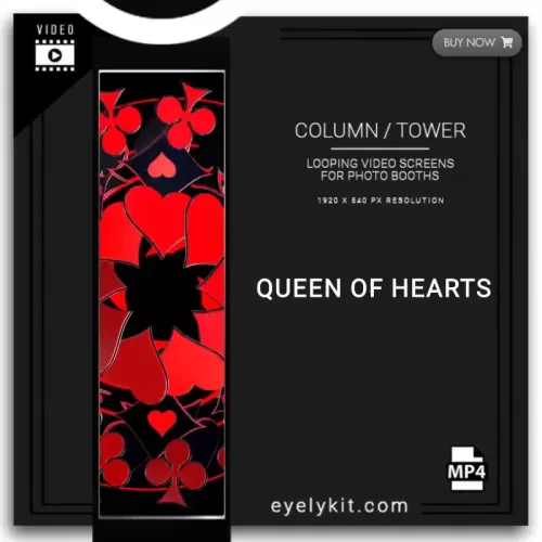 LED tower Photo Booth queen-of-hearts-PHOTO-BOOTH-COLUMN-SCREEN