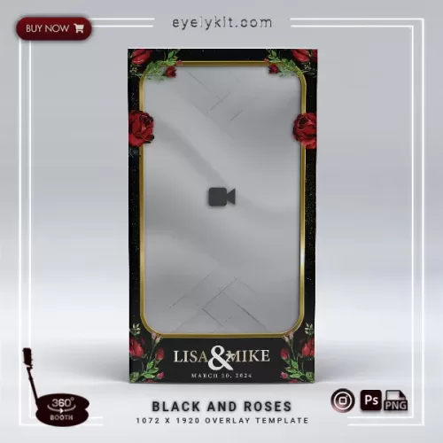 360 booth overlay templates 360-BOOTH-OVERLAY-TEMPLATES-1072X1920-TRANSPARENT-BLACK-AND-ROSES