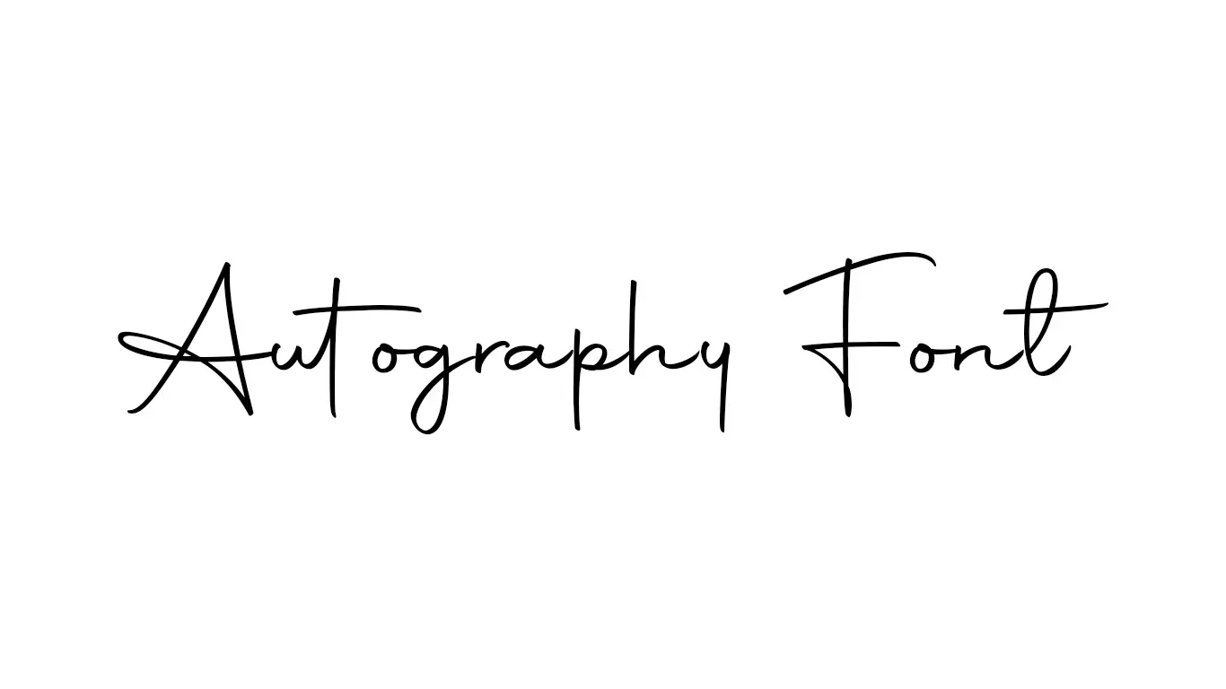 Autography-Font