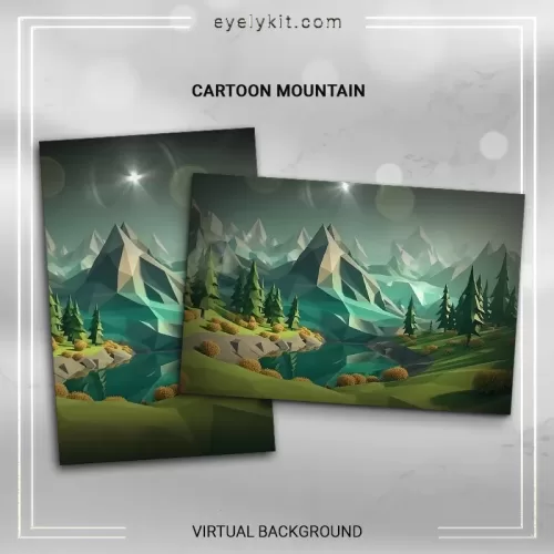 digital backdrops photo booths CARTOON-MOUNTAIN-1-VIRTUAL-BACKDROP-PHOTOBOOTHS