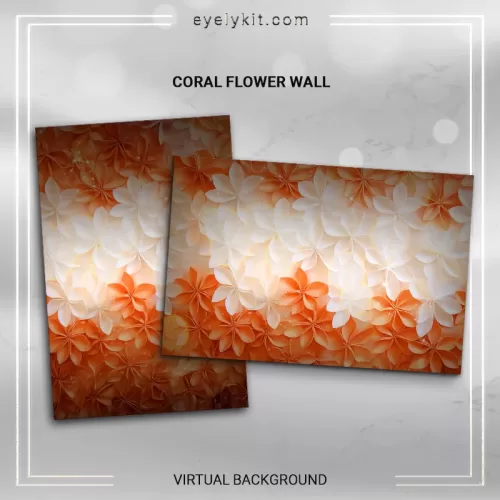 digital backdrops photo booths CORAL-FLOWER-WALL-1-VIRTUAL-BACKDROP-PHOTOBOOTHS