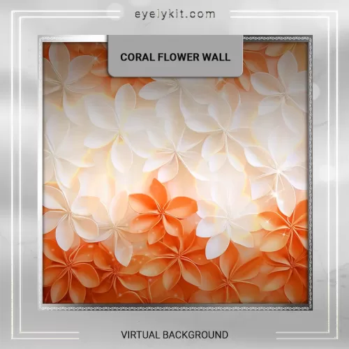 digital backdrops photo booths CORAL-FLOWER-WALL-1-VIRTUAL-BACKDROP-PHOTOBOOTHS