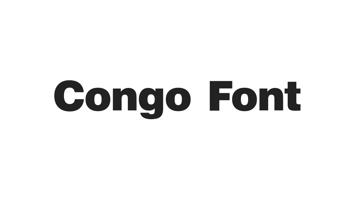 Congo-Font