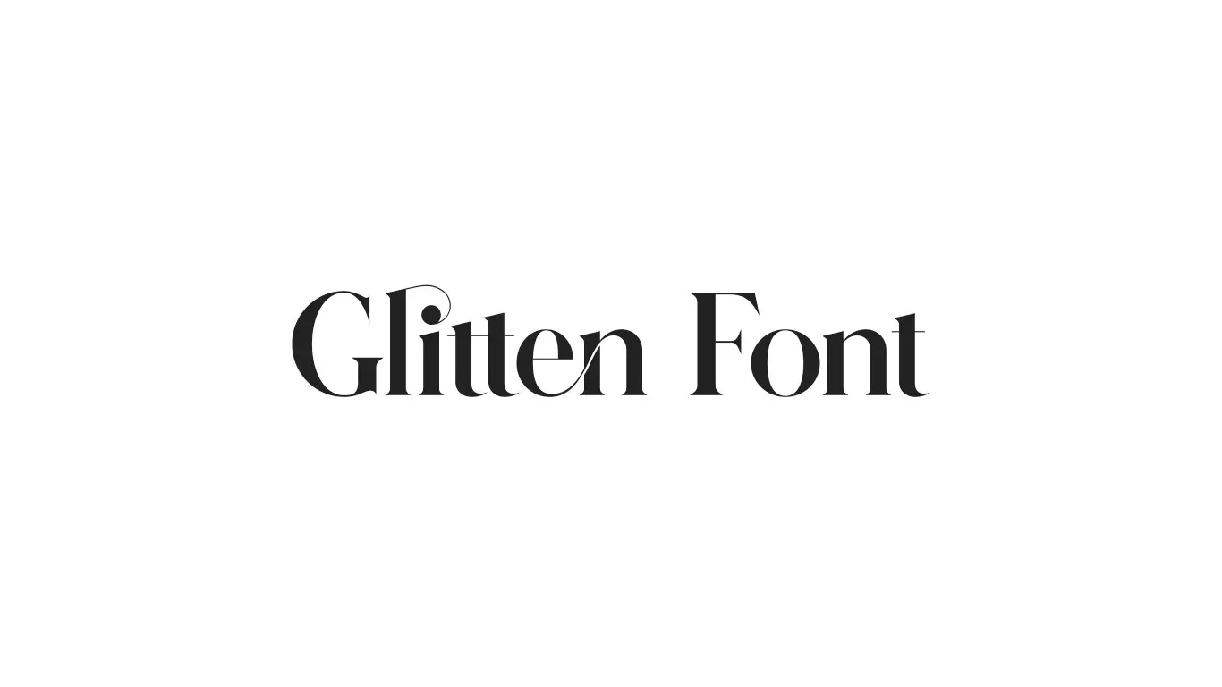 Glitten--Font2