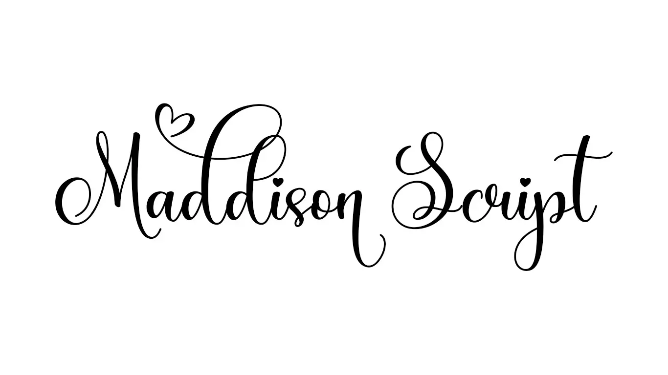 Maddison-Script-font2