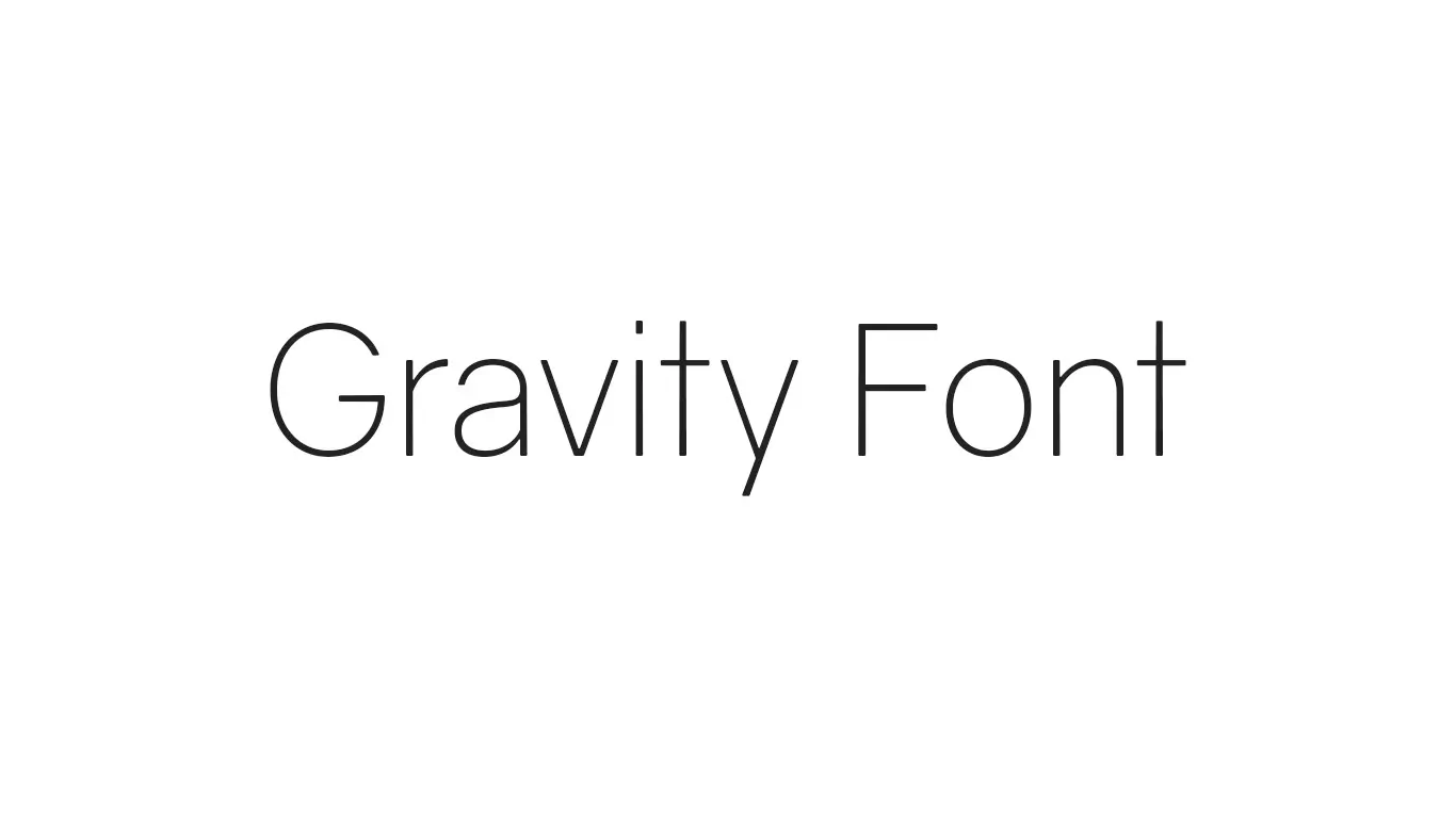 gravity-font