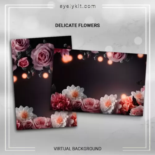 virtual backdrops ai photo booths photobooth-back-drop-background-DELICATE-FLOWERS-3