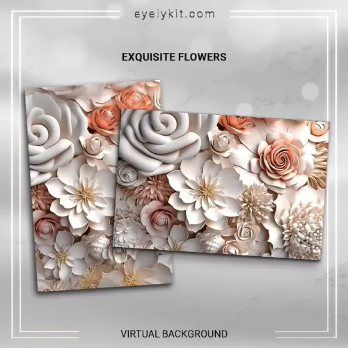 digital backdrops photo booths photobooth-back-drop-background-EXQUISITE-FLOWERS-3