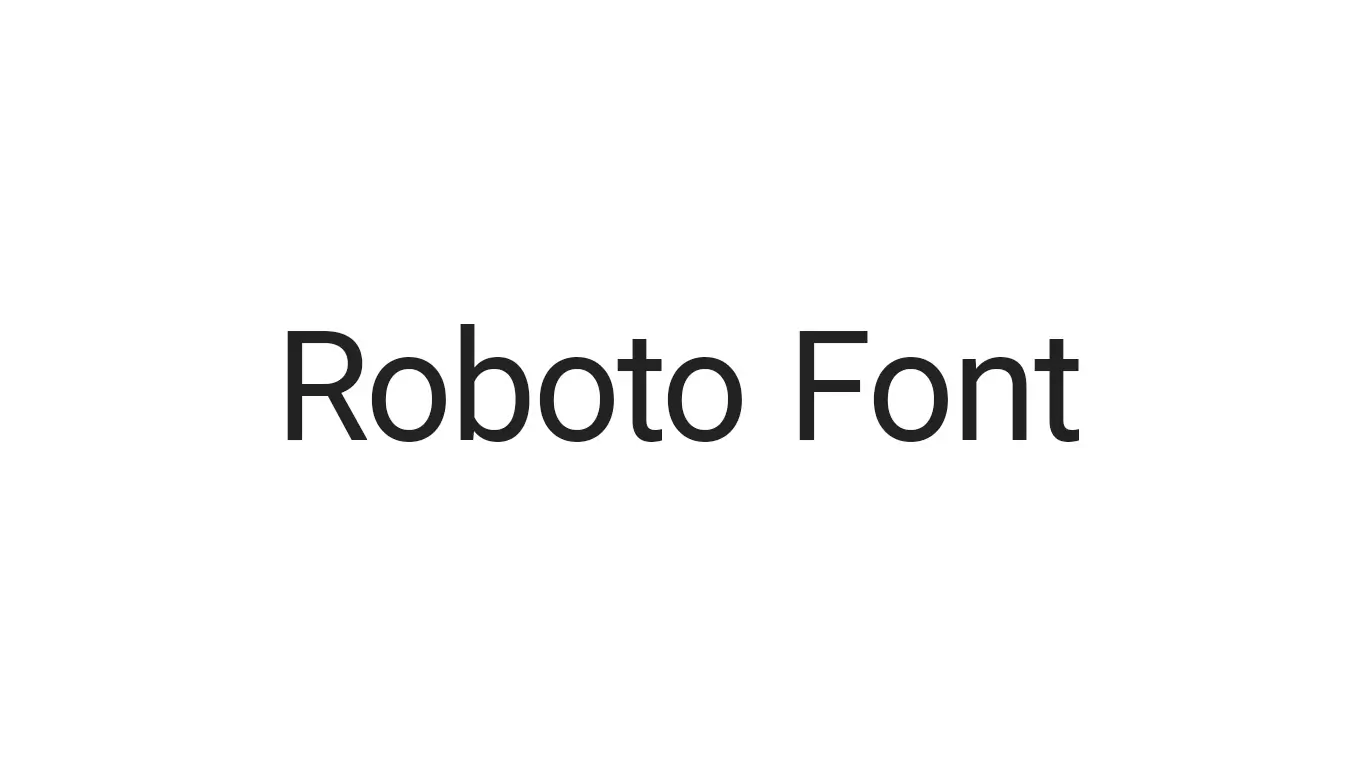 roboto-font