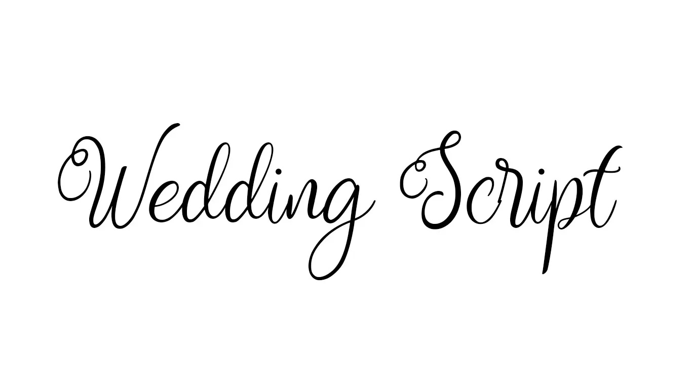 wedding-script-font