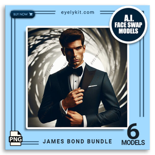 James Bond AI Face Swap Models. ai-photo-booth-face-swap-models-enchanted-package-james bond themed face models for photo booths.