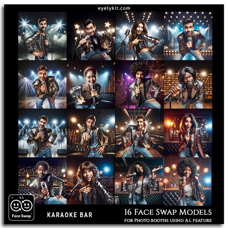 karaoke singing AI face swap models AI-Faceswap-models-for-photo-booths-karaoke-bar-2