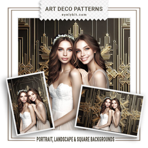 gold art deco virtual backdrops AI-generated-virtual-backdrops-backgrounds-for-photobooth-overlat-templates-ART-DECO-PATTERNS-1