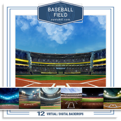 12 Amazing baseball field virtual backdrops AI-generated-virtual-backdrops-backgrounds-for-photobooth-overlat-templates-BASEBALL-FIELD-2