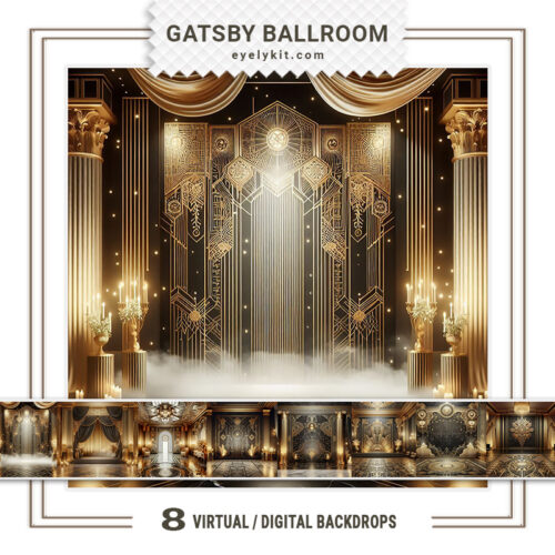 gatsby ballroom virtual backdrops AI-generated-virtual-backdrops-backgrounds-for-photobooth-overlat-templates-GATSBY-BALLROOM-1