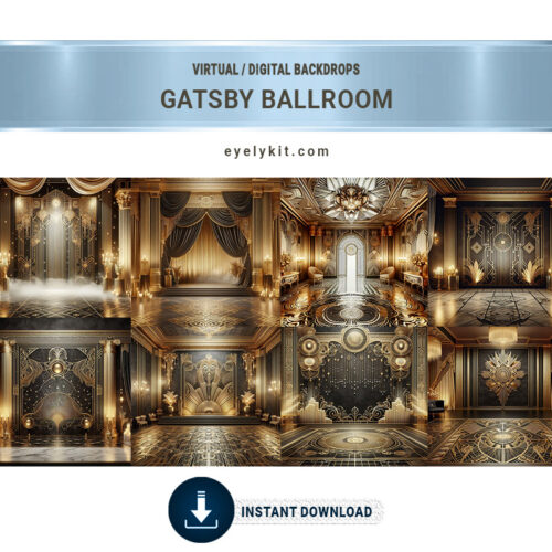 gatsby ballroom virtual backdrops AI-generated-virtual-backdrops-backgrounds-for-photobooth-overlat-templates-GATSBY-BALLROOM-1