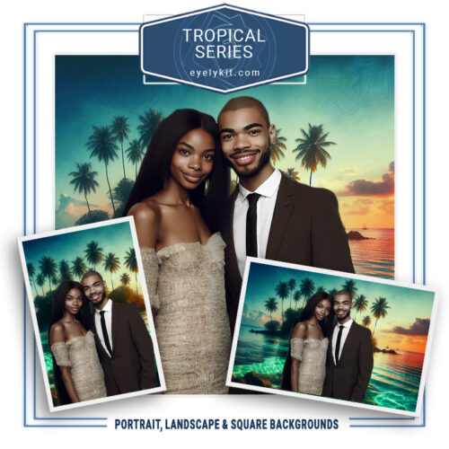 tropical island virtual backdrops AI-generated-virtual-backdrops-backgrounds-for-photobooth-overlat-templates-TROPICAL-SERIES-2