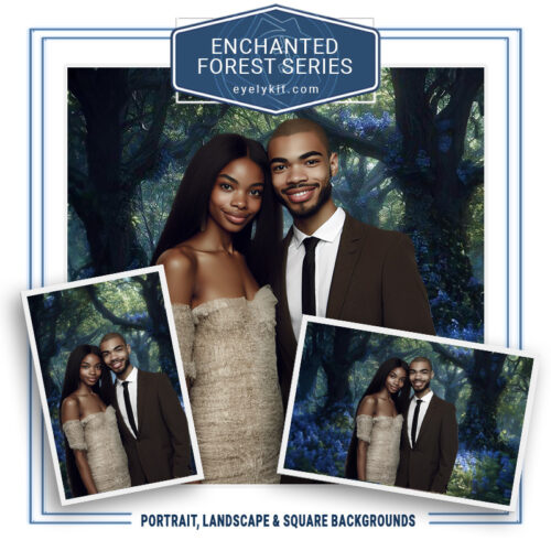 enchanted forest virtual backdrops AI-generated-virtual-backdrops-backgrounds-for-photobooth-overlat-templates-enchanted-forest-series-2