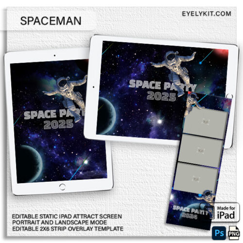 editable space theme ipad screen IPAD-ATTRACT-SCREENS-EDITABLE-PHOTO-BOOTHS-2X6-STRIP-TEMPLATE-BUNDLE-SPACEMAN-1