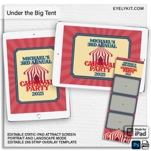 editable carnival ipad screens IPAD-ATTRACT-SCREENS-EDITABLE-PHOTO-BOOTHS-2X6-STRIP-TEMPLATE-BUNDLE-under-the-big-tent-carnival-1