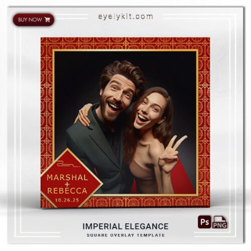 red chinese photo booth templates PHOTO-BOOTH-OVERLAY-TEMPLATES-THEAFTERPARTY-square