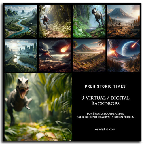 prehistoric virtual backdrops Virtual-Backdrops-for-photo-booths-prehistoric-times-2