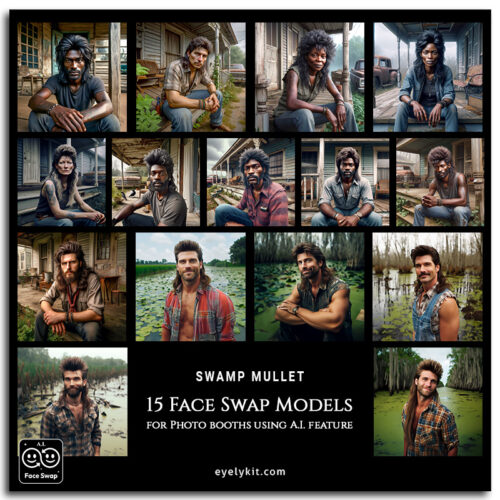 mullets face swap models avatars ai-photo-booth-face-swap-models-SWAMP-MULLET-1